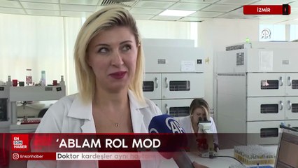 İzmir'de doktor kardeşler aynı hastanede bilimsel işbirliği yapıyor