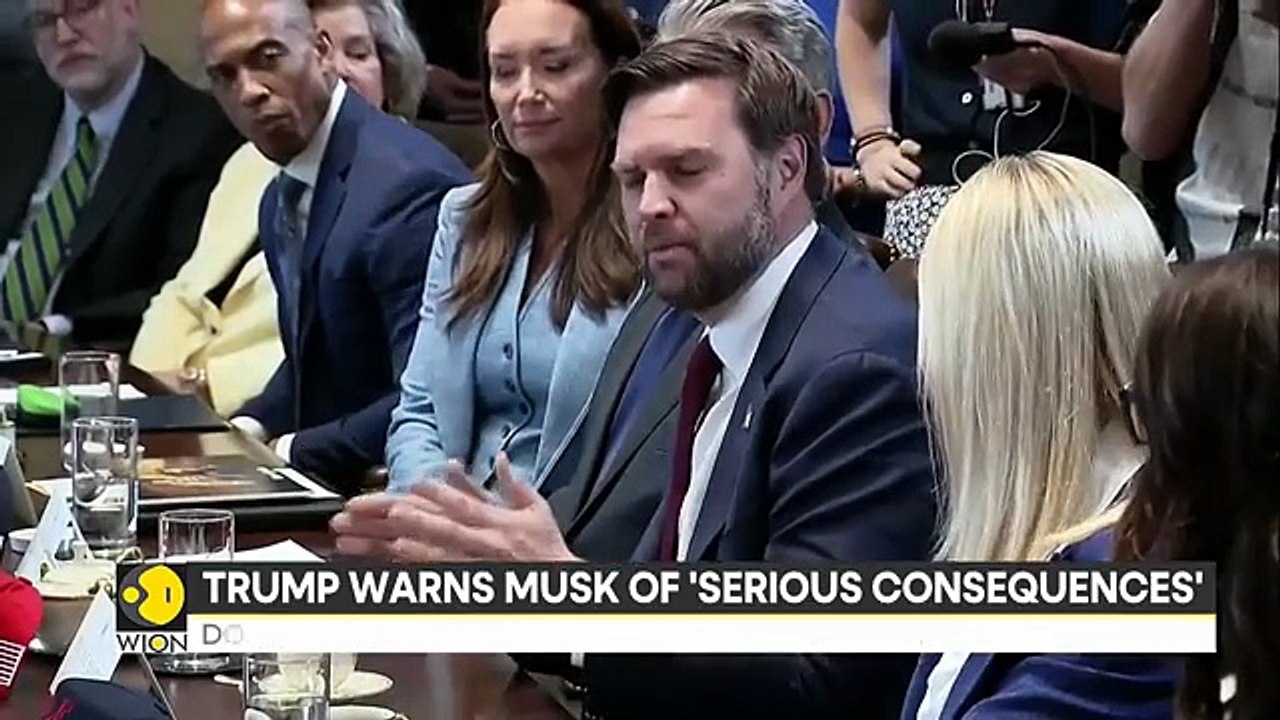 US President Donald Trump Warns Elon Musk Against Funding Democrats  World News  WION