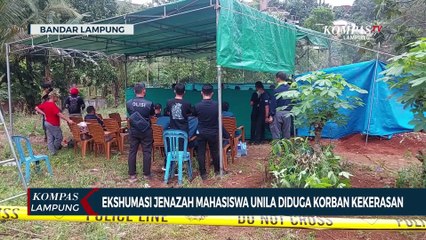 Ekshumasi Jenazah Mahasiswa Unila Diduga Korban Kekerasan