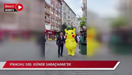Pikachu 100. günde Saraçhane'de