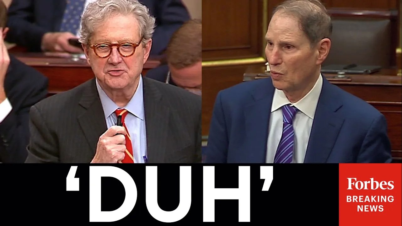 John Kennedy And Ron Wyden Share 'Duh' Moment During Big Beautiful Bill Vote-A-Rama