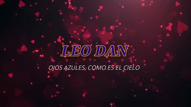 Leo Dan - Ojos azules, como es el cielo (KARAOKE)