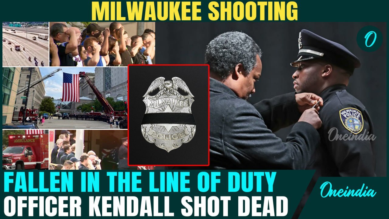 Milwaukee cop killed in line of duty | City honours fallen officer Kendall Corder with full salute