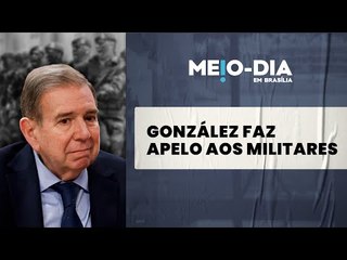Edmundo González faz pedido aos militares antes da posse de Maduro