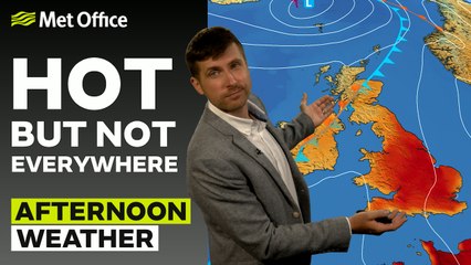Met Office Afternoon Weather Forecast 30/06/25 – Hot afternoon in the south