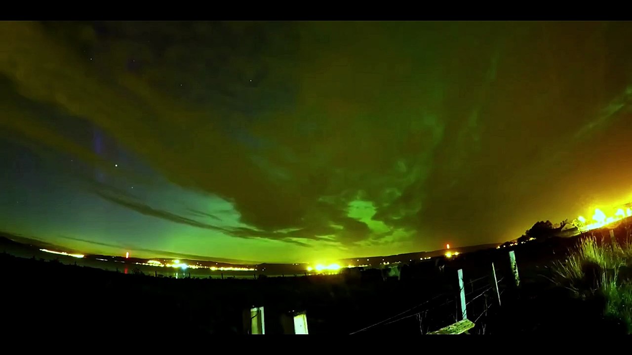 Beautiful Timelapse of the Aurora Borealis Ov