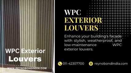 Why WPC Louvres Are the Future of Modern Exterior Design