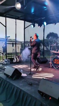 Dance With Me Tonight Olly Murs tribute performs at Music Weekender held at Newperran Holiday Park