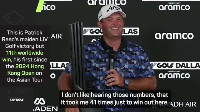 'It took too long!' - Patrick Reed finally a LIV winner after 41 starts