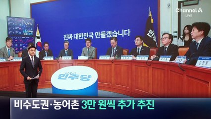 비수도권·농어촌 3만 원씩 지원금 추가 추진