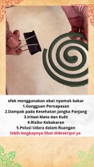 Efek Samping dan Bahaya yang Mungkin Timbul dari obat nyamuk bakar #news