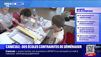 Canicule: ces élèves du Lot-et-Garonne ont déménagé dans une salle des fêtes pour rester au frais