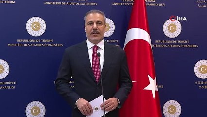 Bakan Fidan: "İran-İsrail arasında kalıcı bir barışa dönülmesi şu andaki stratejik hedeflerimizden biri"