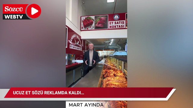 Ucuz et sözü reklamda kaldı… AKP’li belediyenin ‘Et Satış Noktası’ 20 gündür kapalı