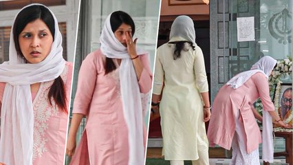 Raman Rai Handa's PRAYER MEET: Mannara Chopra & Mitali Handa At Their Father's Antim Ardas In Delhi