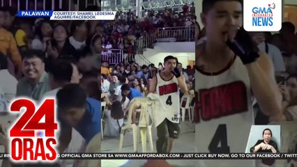 Literal na pagka-"fall" ng isang fan sa gitna ng performance ni Paul Salas, nag-viral | 24 Oras