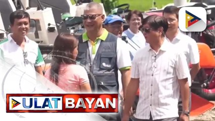 PBBM, pinangunahan ang inagurasyon ng rice processing systems at distribusyon ng farm machineries para sa mga magsasaka
