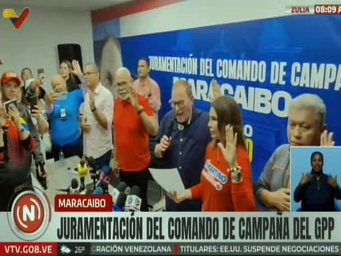 Zulia | Juramentan Comando de Campaña del GPP rumbo a las elecciones del 27-Jul