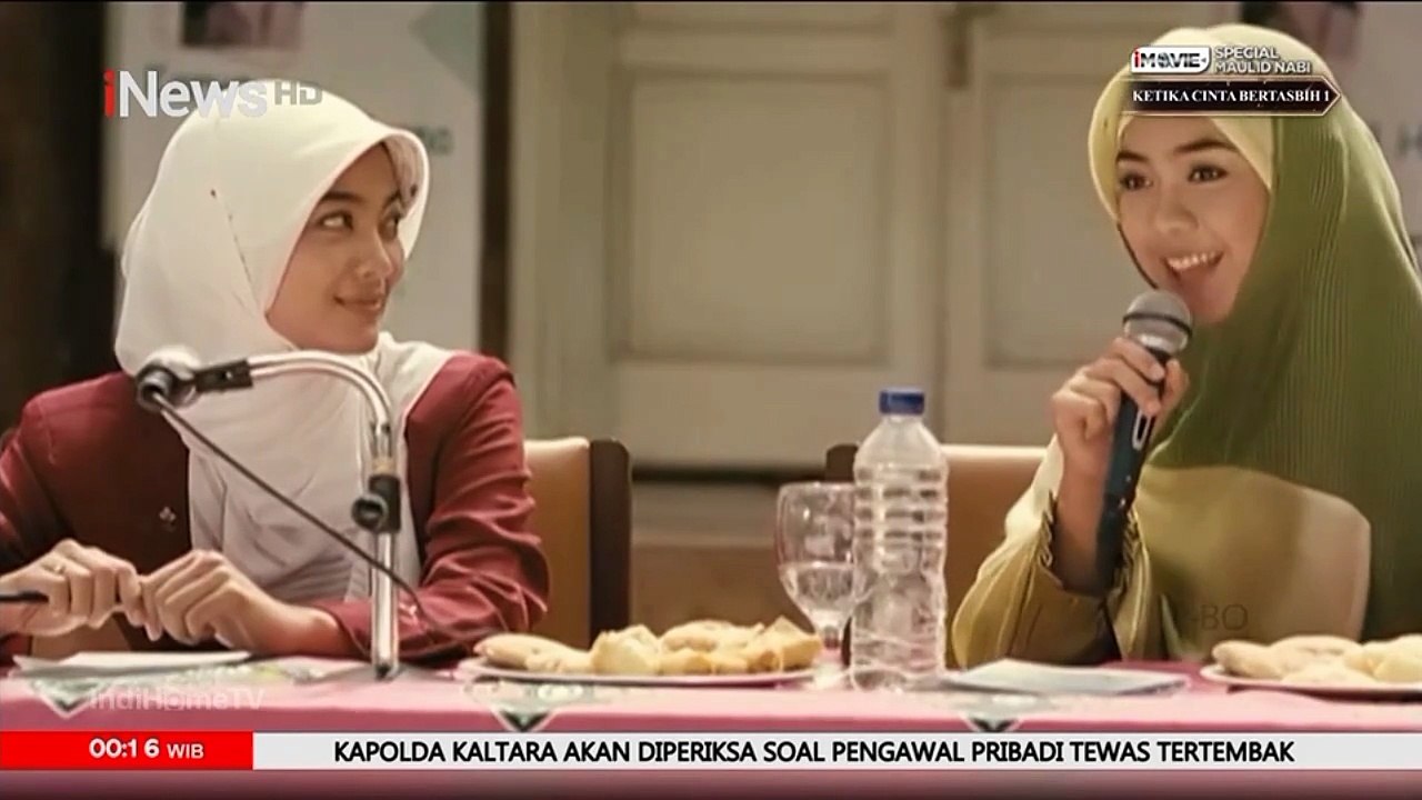 Ketika Cinta Bertasbih (2009) SCENE • Kata Kata Makna Cinta versi Anna Althafunnisa | INEWS HD