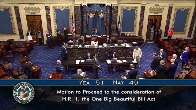 Trump's tax and spending cuts bill clears key Senate vote as Republicans race to pass it by July 4