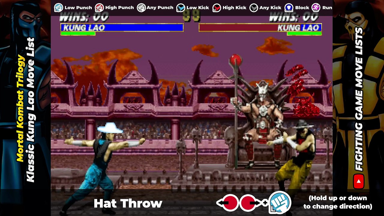 KLASSIC KUNG LAO MOVE LIST - Mortal Kombat Trilogy (MKT) - video ...