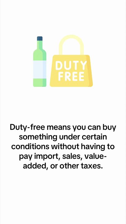 What is Duty-Free?