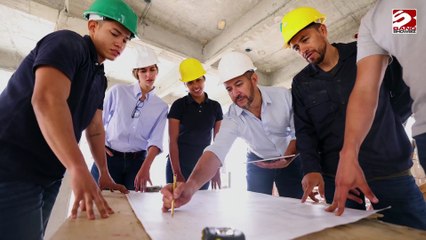 Bauarbeiter träumen von ihrem Job