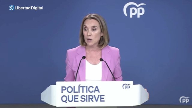 Cuca Gamarra anuncia que dejará la secretaría general del PP
