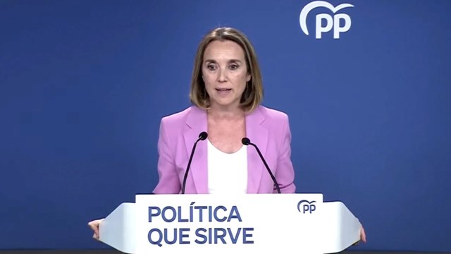 Cuca Gamarra pide a Feijóo su relevo como Secretaria General del PP