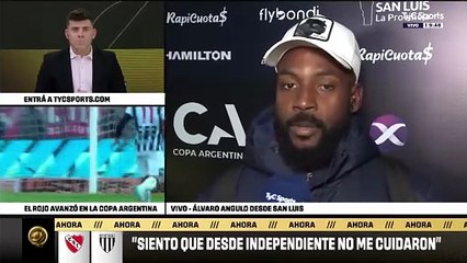 Álvaro Angulo expresó su enojo con los dirigentes del Rojo