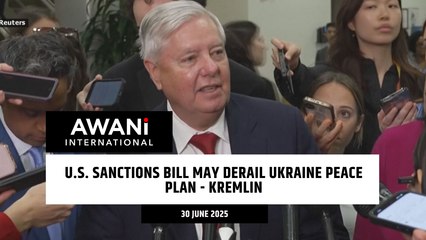 U.S. sanctions bill may derail Ukraine peace plan - Kremlin