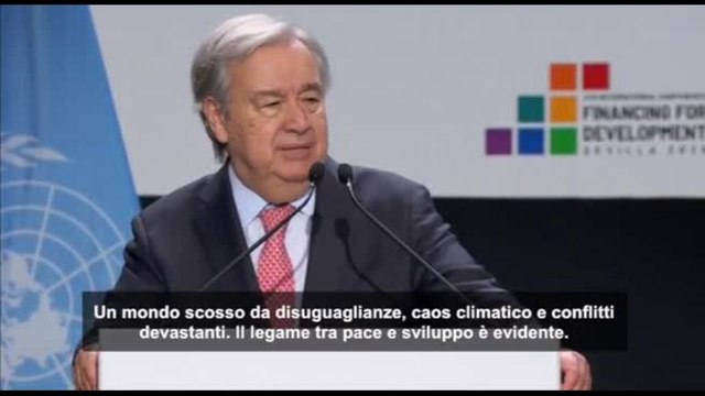 Vertice Onu, Guterres: più aiuti in mondo di caos climatico