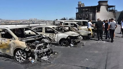 Gaziemir’deki orman yangını ile evine benzin döken şüphelinin çıkardığı yangın birleşmiş