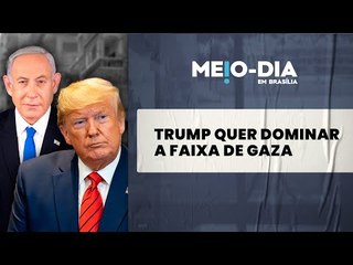 Trump diz que os EUA vão 'assumir' o controle da faixa de Gaza