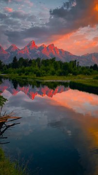 Grand tetons, Wyoming, Etats-Unis
