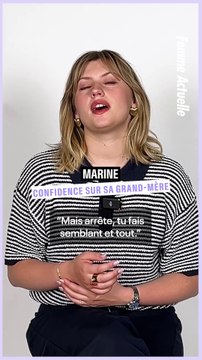 FEMME ACTUELLE - J’étais dans le déni : les confidences touchantes de Marine (Star Academy) sur sa grand-mère atteinte de la maladie d’Alzheimer