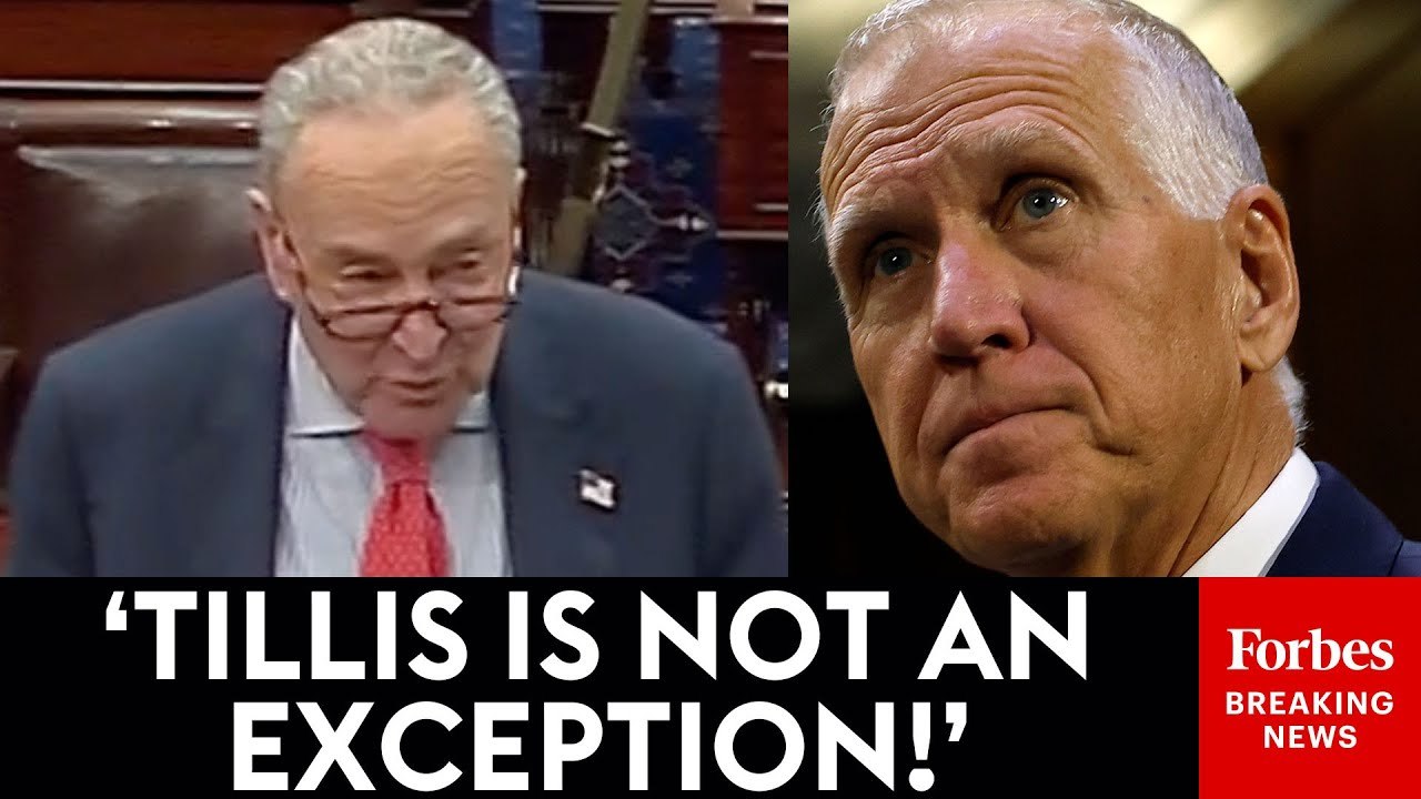 Chuck Schumer Claims More Republicans Than Tillis Oppose Big Beautiful Bill In Remarks Torching It