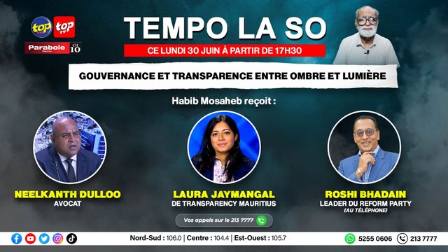 Tempo La So: Gouvernance et transparence entre ombre et lumière
