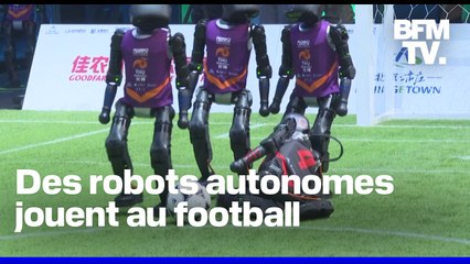 Chine: des robots IA disputent un tournoi de football de manière autonome