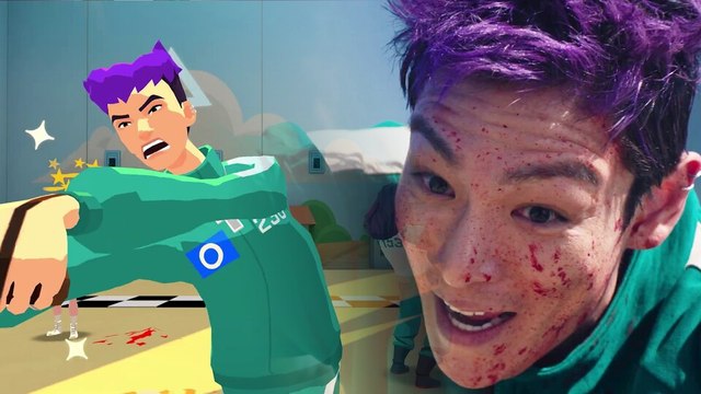 Zu Squid Game gibt's ein offizielles Videospiel von Netflix und das ist absurd bunt und fröhlich