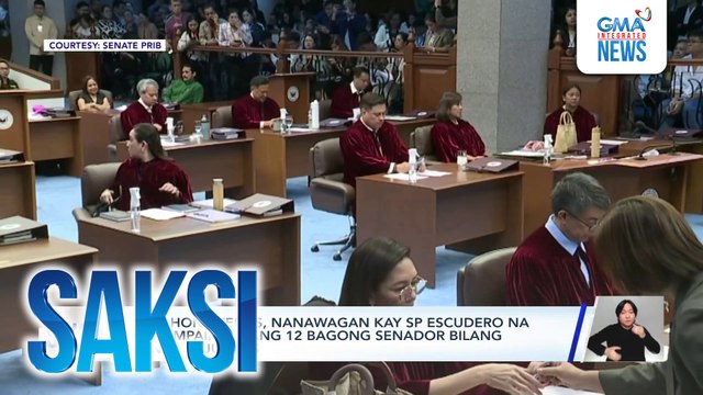 5 reelected, 4 na nagbabalik-senado at 3 unang beses nahalal sa Senado, mapapabilang sa impeachment court | Saksi