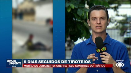 RJ: Morro do Juramento tem 5º dia seguido de tiroteios