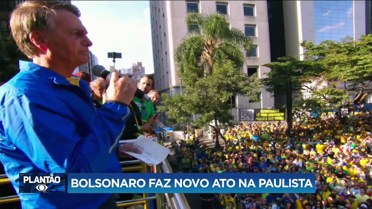 Ex-presidente Jair Bolsonaro faz novo ato na Av. Paulista (SP)