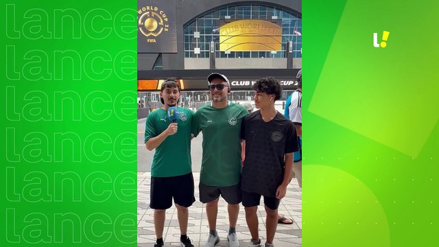 Torcedores do Goiás apoiam o Fluminense contra a Inter de Milão