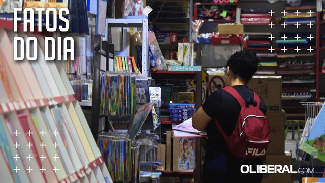 Volta às aulas mais cedo antecipa procura por material escolar em Belém