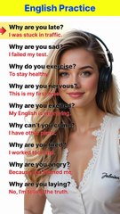 Why Are You…? | Smart English Responses for Everyday Questions #englishquestionsanswers