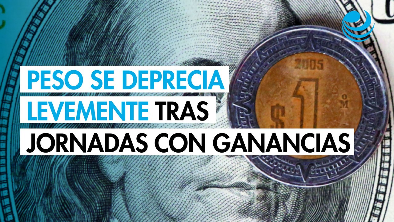 Peso se deprecia levemente tras cinco jornadas consecutivas con ganancias