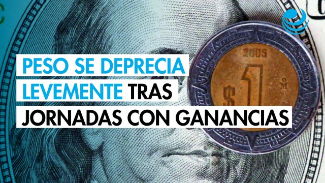 Peso se deprecia levemente tras cinco jornadas consecutivas con ganancias