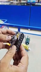 Tank Fidget Spinner Transform Robot - Fingertip Stress Relief Pocket Toy for Kids, Boys and Girls