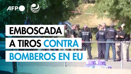 Emboscada a tiros contra bomberos en EU